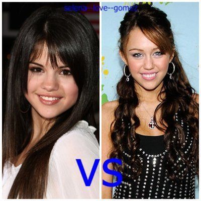 Miley Cyrus vs S l na Gomez Miley CyrusS l na Gomez